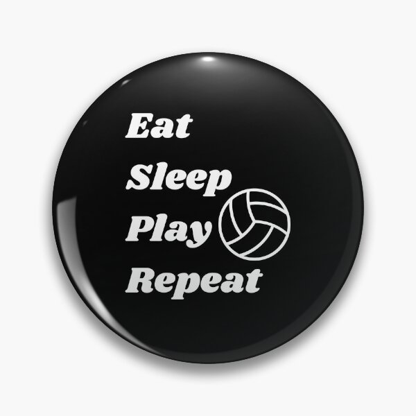 Item preview, Eat Sleep Play Volleyball Repeat designed and sold by DaydreamerDzine.