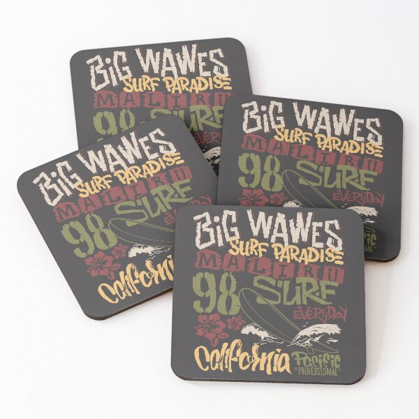 Item preview, Big Waves- Surfing Paradise- Malibu- Surf Everyday- Pacific California designed and sold by MomoDesigners.