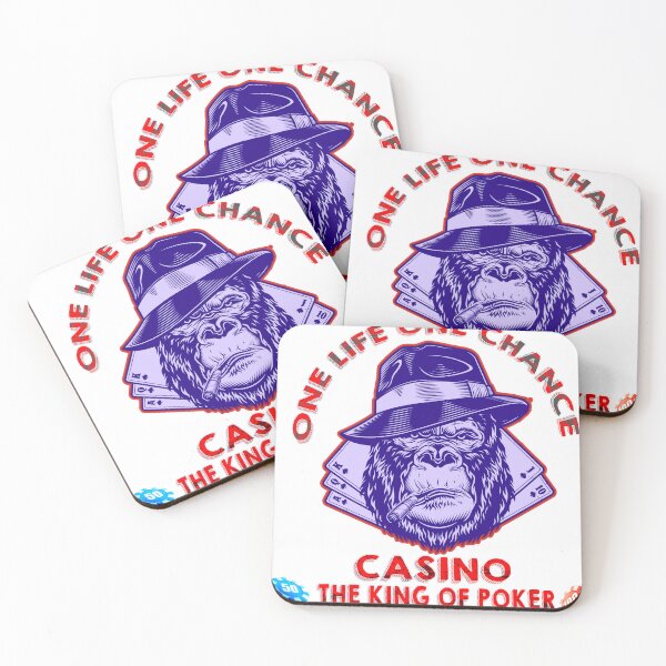 Item preview, one life one chance, casino, the king of poker gorilla mood  designed and sold by Saif6X.