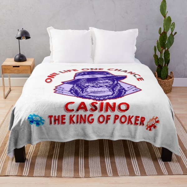 Item preview, one life one chance, casino, the king of poker gorilla mood designed and sold by Saif6X.