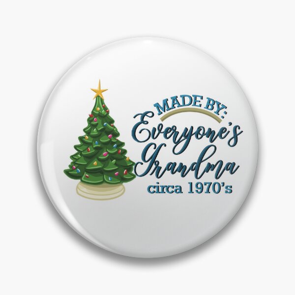 Item preview, Ceramic Christmas Tree- Everyone's Grandma  designed and sold by For Art Sake.
