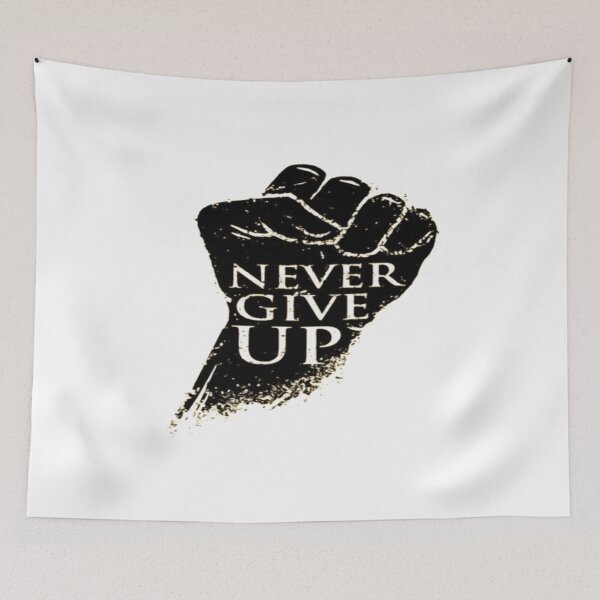Item preview, Never give up gym motivation illustration premium design  designed and sold by truemoneyman.