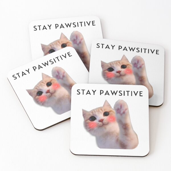 Item preview, Stay Pawsitive Transparent Sticker designed and sold by petricorstudios.