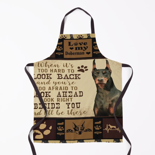 Item preview, Look Right Beside You And I'll Be There - Doberman Lover designed and sold by christinecather.