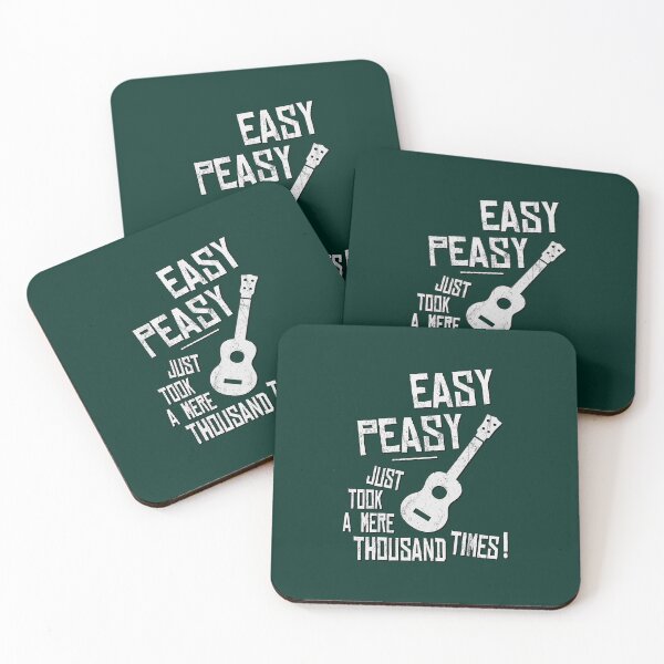 Item preview, Easy-Peasy A Thousand Times Practicing Ukulele Uke Fun designed and sold by Skizzenmonster.