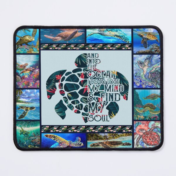 Item preview, And Into The Ocean I Go To Lose My Mind And Find My Soul - Turtle Ocean designed and sold by christinecather.