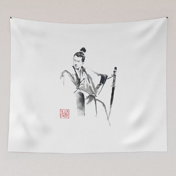 Item preview, seated samurai designed and sold by pechane.