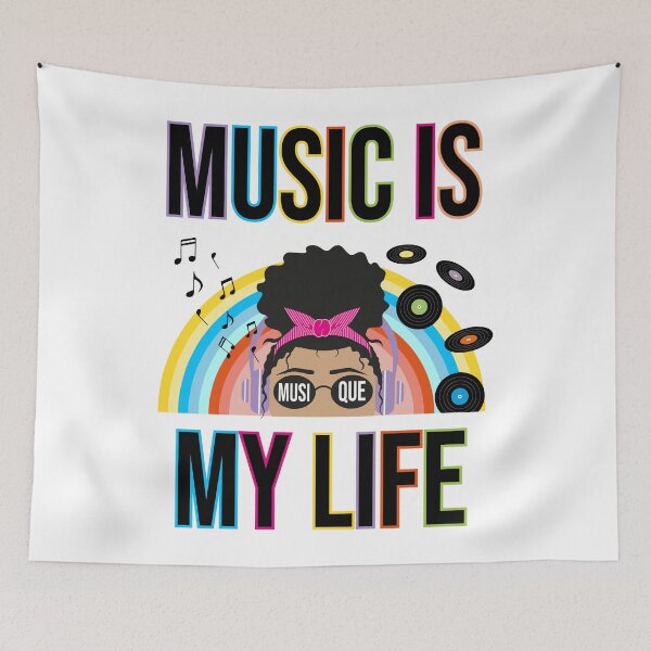Item preview, Music is my life designed and sold by lapinmoon.