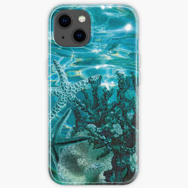 Blue water iPhone Soft Case