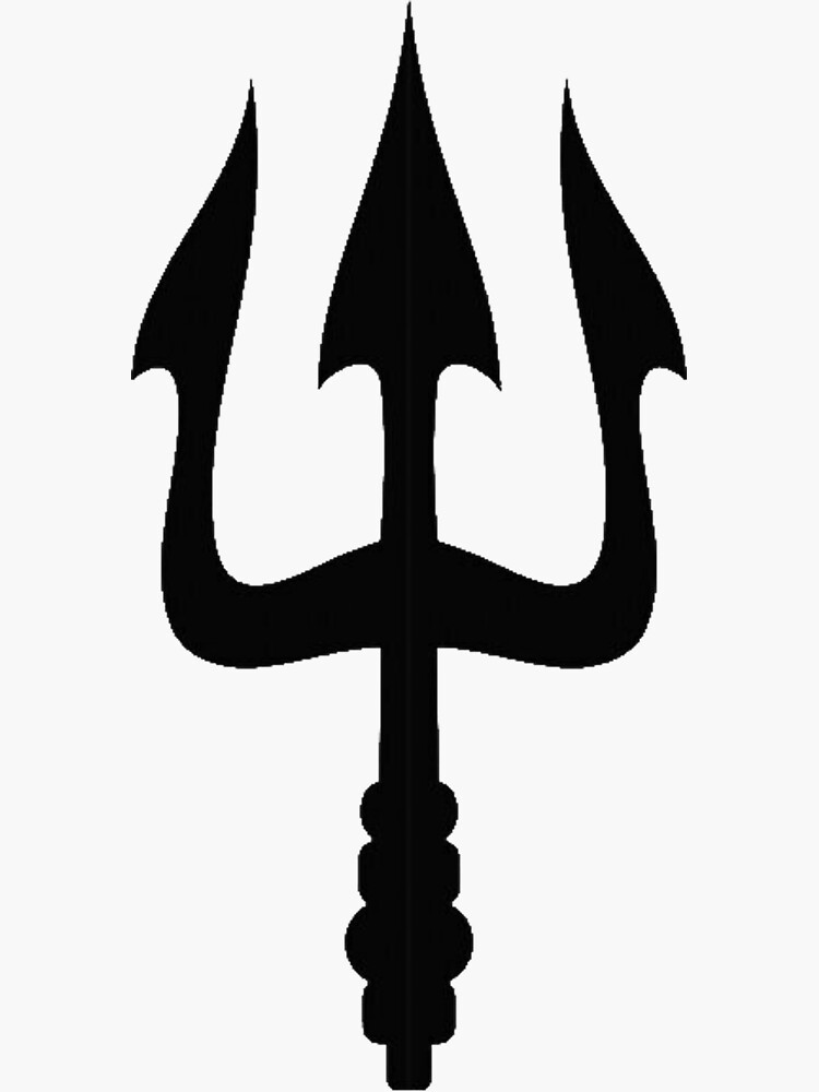 Trident Of Poseidon Design / Poseidon Symbol | Sticker
