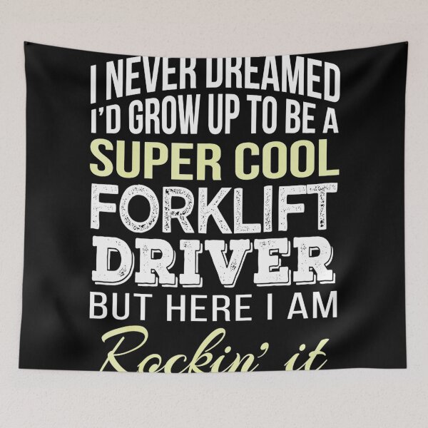 Item preview, Super cool forklift driver - funny forklift driver design designed and sold by TeesLina.