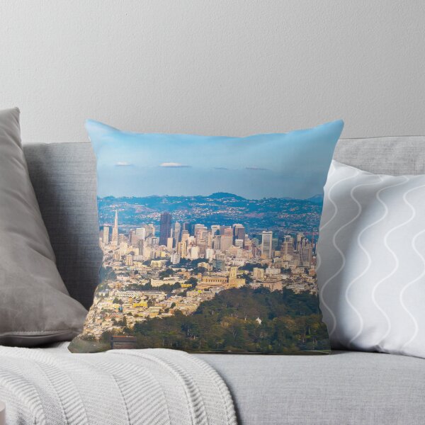 Item preview, SF, Oakland & De Young in one Aerial shot designed and sold by David  Perea.