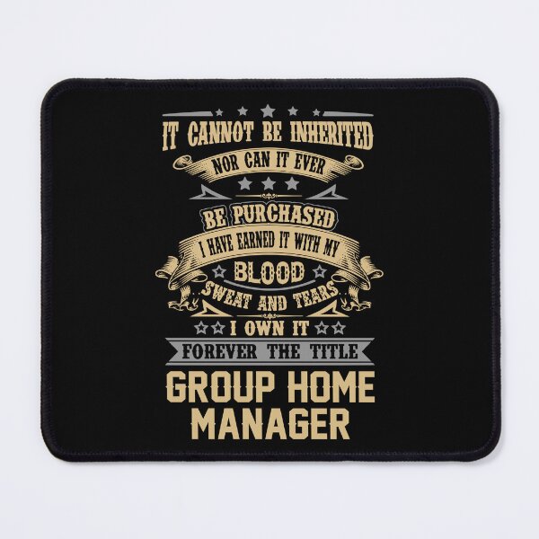 Item preview, Group Home Manager T Shirt - Forever The Title Job Gift Item Tee designed and sold by celiagomez456.