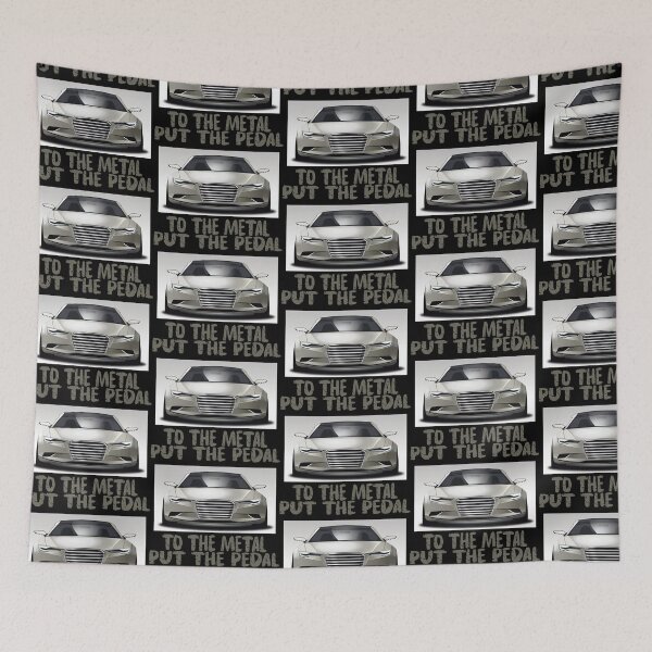 Item preview, Put the Pedal to the Metal Car Racing Saying Humour  designed and sold by stuartsemporium.