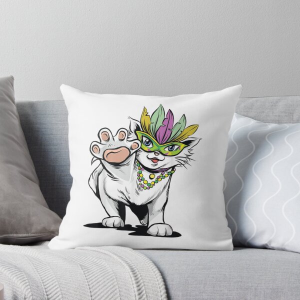 Item preview, Mardi Gras Cat     designed and sold by JuniorCharm.