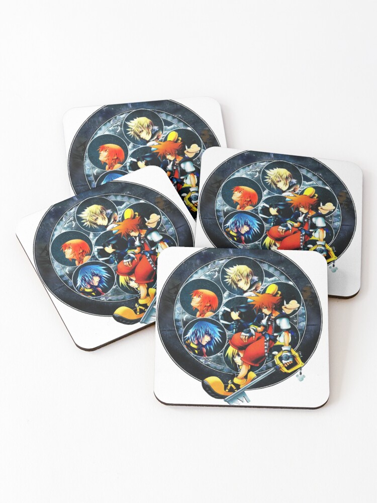 Coasters Kingdom Hearts 2 Video Game Covers Drinks Coaster