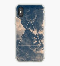 Vinilo o funda para iPhone Triángulo de nubes invertidas