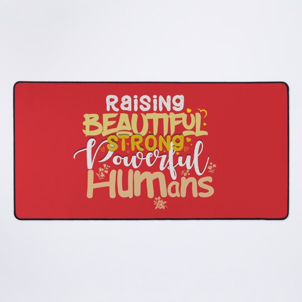Item preview, Raising Beautiful Strong Powerful Humans, Mother's day, mother's day typography, Support powerful month, flowers, Hearts, spring designed and sold by comeonyassine21.