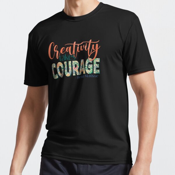 Art is Chaos Taking Shape- Picasso Quote Active T-Shirt for Sale