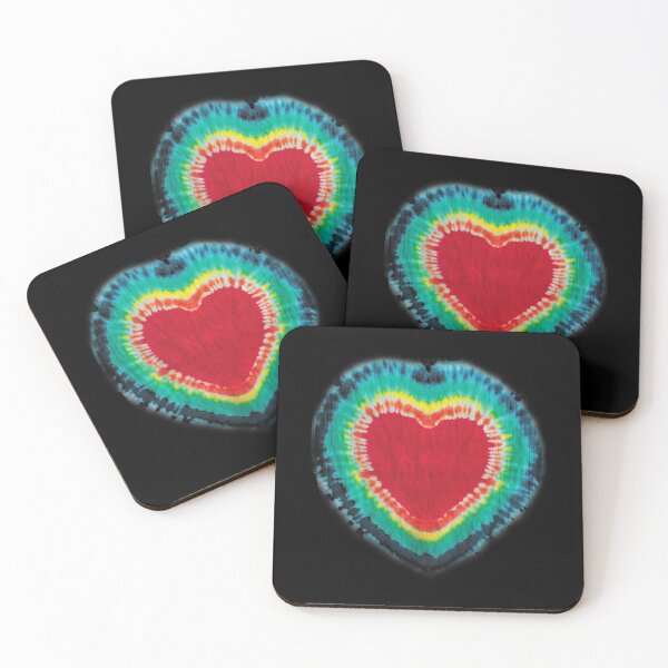 Item preview, Tie Dye Colorful Heart Cute Rainbow Hippie Graphic designed and sold by shannange.