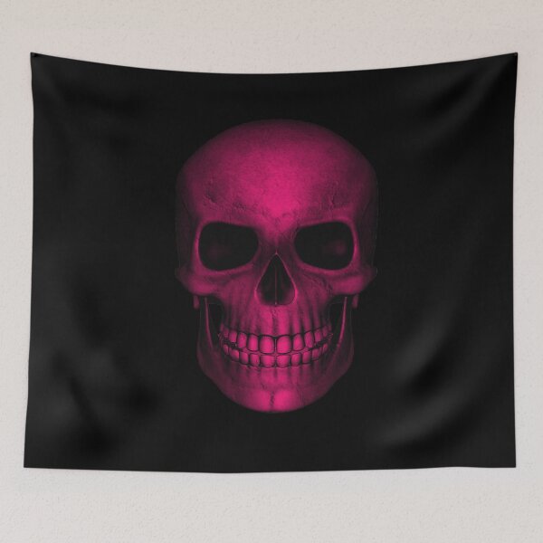Item preview, Dark skull Pink  designed and sold by ArteVintage.