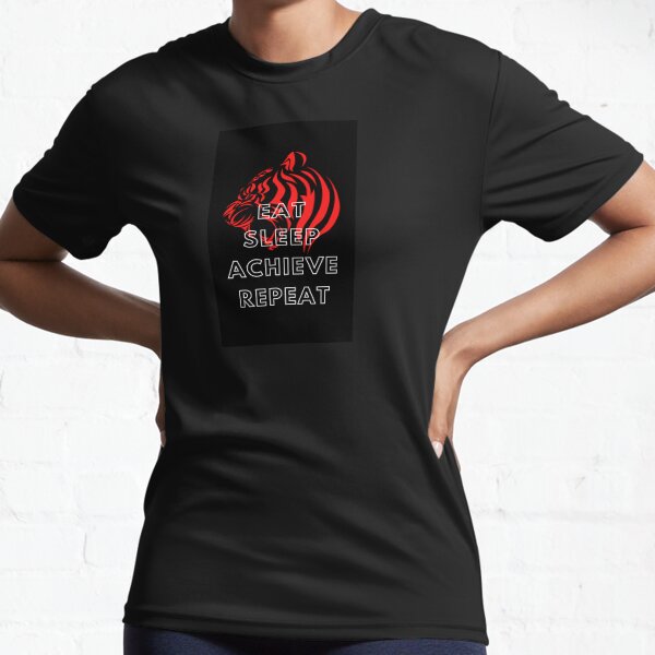 Item preview, Eat Sleep Achieve Repeat | Fierce Year of the Tiger designed and sold by Mint Tayari.