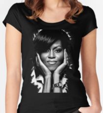 Michelle Obama Fitted Scoop T-Shirt