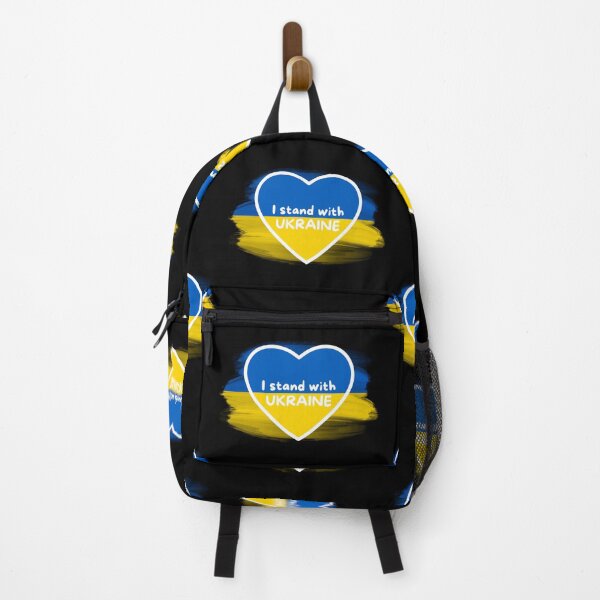 Item preview, I Stand With UKRAINE - Ukrainian Flag designed and sold by SunnyAlloy.
