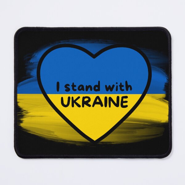 Item preview, I Stand With UKRAINE - Ukrainian Flag designed and sold by SunnyAlloy.