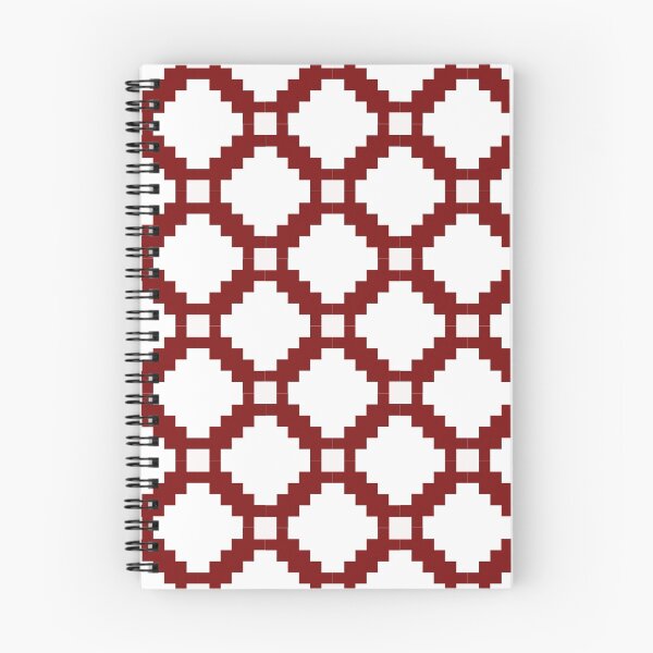 Item preview, Red Pixel life, white color bricks, squares pattern designed and sold by cool-shirts.