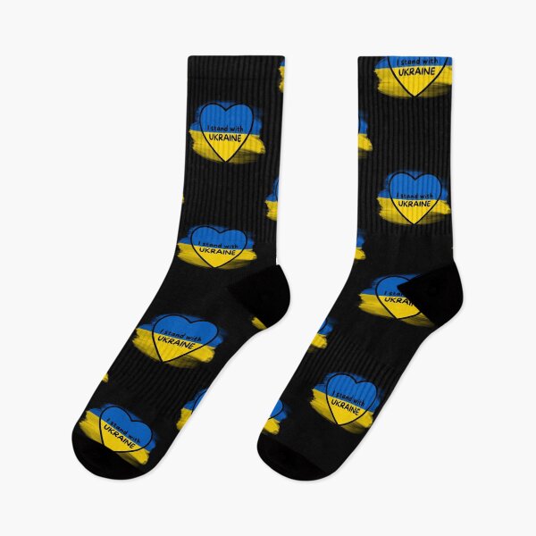 Item preview, I Stand With UKRAINE - Ukrainian Flag designed and sold by SunnyAlloy.
