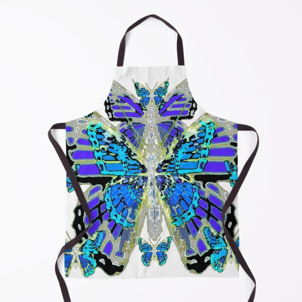 Item preview, BLUE MODERN ART MONARCH BUTTERFLIES PATTERN DESIGN designed and sold by sharlesart.