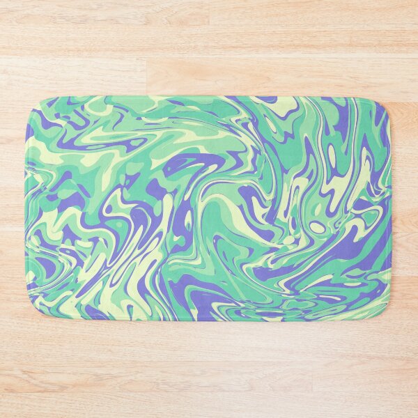 Item preview, Green and Purple Abstract Swirls designed and sold by Saanis.