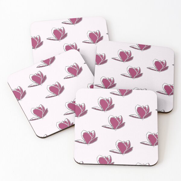 Item preview, Little Pink Magnolia Flower Print designed and sold by IndreB.