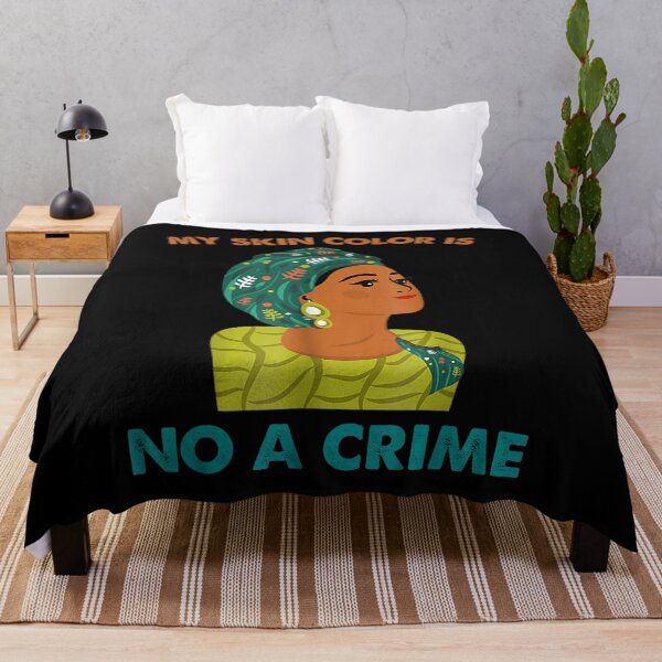 Item preview, My Skin Color Is Not A Crime Black History Month Blm designed and sold by wendyy88.