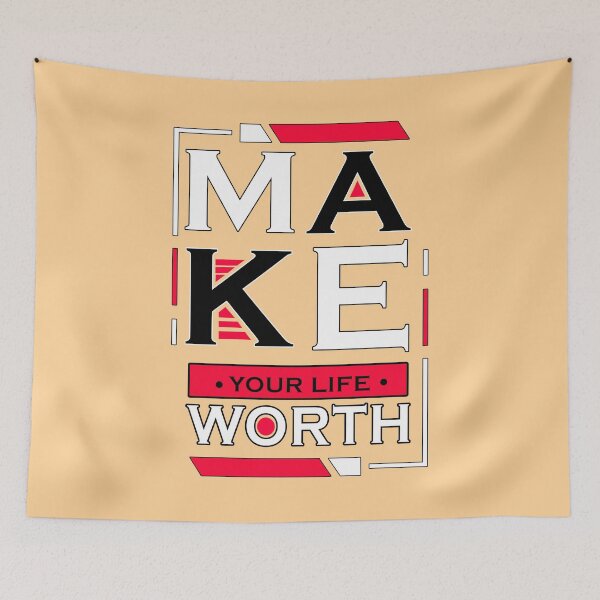 Item preview, make your life worth designed and sold by AZZDINE kholti.