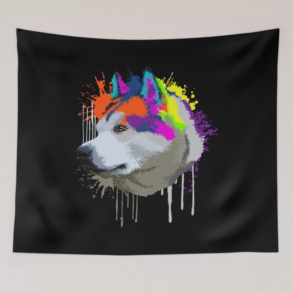 Item preview, Splash Art Alaskan Malamute Dog Lover Gift Idea designed and sold by Kalistokessyble.