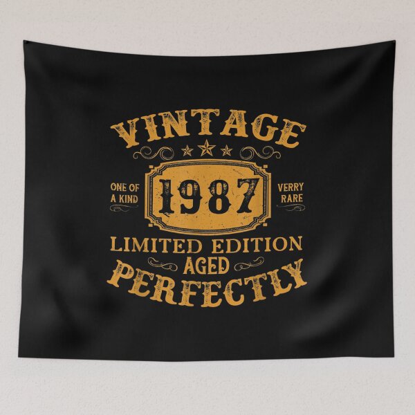 Item preview, 35 Year Old Birthday Gifts Vintage 1987 35th Birthday Gifts  designed and sold by wendyy88.