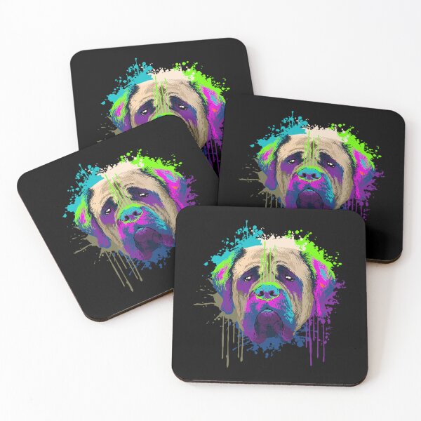 Item preview, Splash Art Mastiff Dog Lover Gift Idea designed and sold by Kalistokessyble.