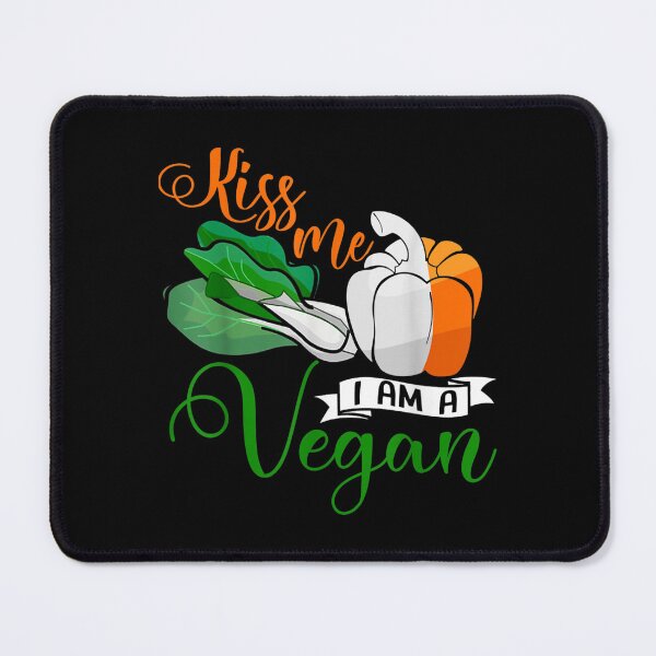 Item preview, Kiss Me I'm A Vegan St Patricks Day Vegetarian Flag designed and sold by wendyy88.