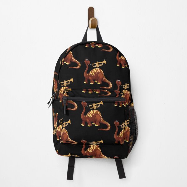 Item preview, Dinosaur Playing Trumpet ,Funny Good Dinosaur Trumpet Lovers Chestnut Design designed and sold by pedrored369.