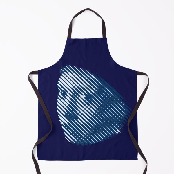 Item preview, Girl with Pearl Earring in Diagonal Blue Stripes designed and sold by Scotch Macaskill.