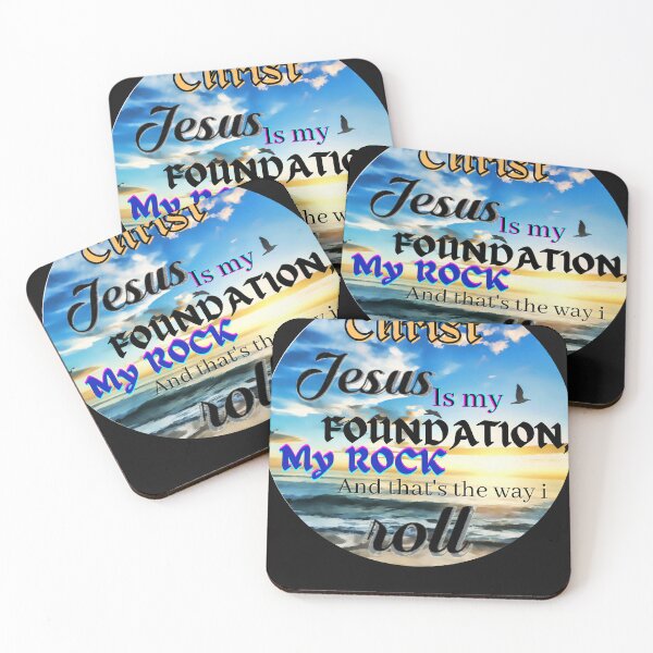 Item preview, Christian Easter-Christ Jesus is my Foundation My Rock designed and sold by Reubens-Art.
