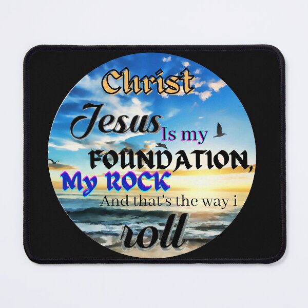Item preview, Christian Easter-Christ Jesus is my Foundation My Rock designed and sold by Reubens-Art.