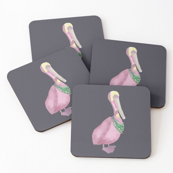 Item preview, Mardi Gras Brown Pelican designed and sold by TheWaterBirds.