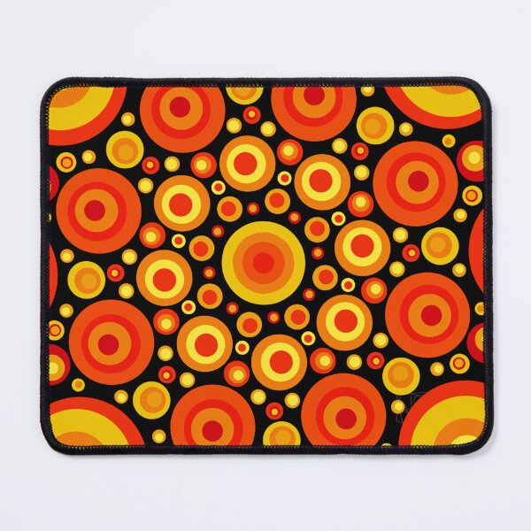 Item preview, Orange and Yellow Circular Dot Mandala designed and sold by VeronicaGArt.