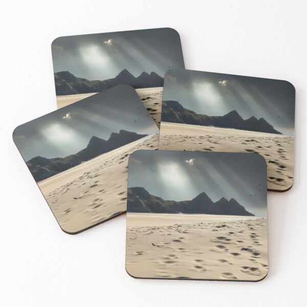 Item preview, Shafts of light over Three Cliffs Bay designed and sold by Leighton Collins.