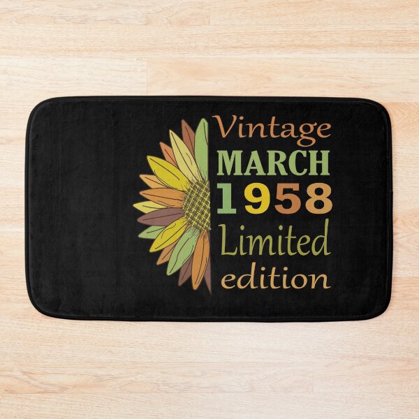 Item preview, vintage march 1958 limited edition, 64 Year Old Gifts Vintage 1958 Limited Edition 64th Birthday designed and sold by SimoSaladain.