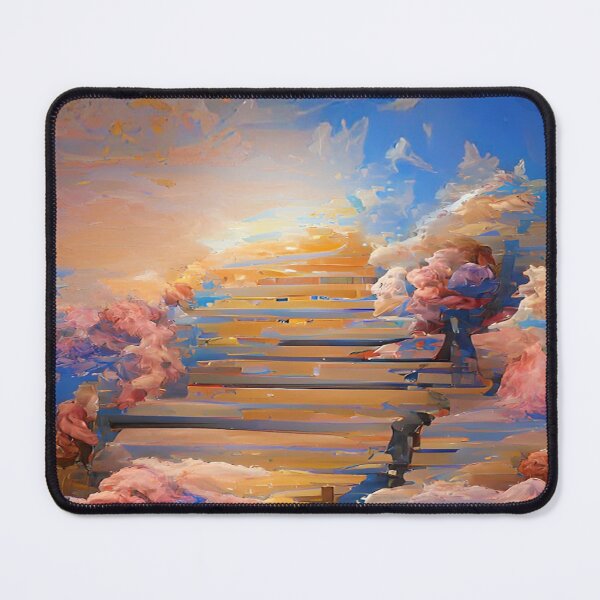 Item preview, Stairway to heaven - Abstract Art - Impressionism -Faith based Art - Jesus designed and sold by CattlettArt.