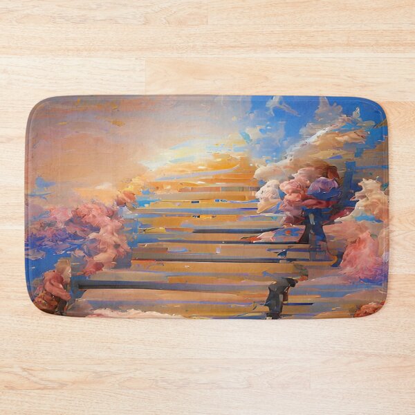Item preview, Stairway to heaven - Abstract Art - Impressionism -Faith based Art - Jesus designed and sold by CattlettArt.